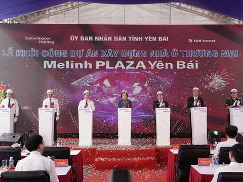 Eurowindow Holding khởi công xây dựng dự án Melinh Plaza Yên Bái