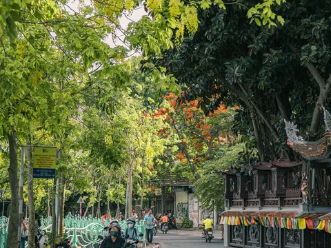 Hà Nội bình yên trong những ngày nắng hạ