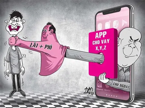 Cảnh giác khi vay tiền qua App với lãi suất “cắt cổ”