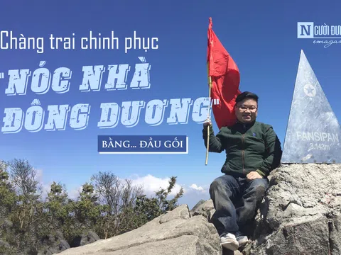 Chàng trai chinh phục "nóc nhà Đông Dương" bằng đầu gối