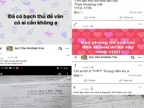 Ngã ngửa với các chiêu trò trên Facebook của sĩ tử 2002 trước kì thi THPT