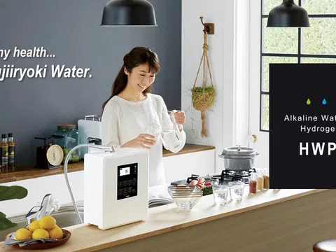 Máy lọc nước ion kiềm Fujiiryoki HWP 77 với 10 tấm điện cực