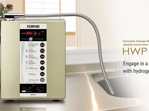Máy lọc nước ion kiềm Fujiiryoki HWP 55 siêu tiết kiệm và giá mềm