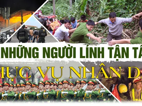 Những người lính tận tâm phục vụ nhân dân