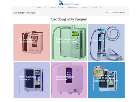 Kangenvietnam.net - Đơn vị phân phối máy lọc nước Kangen chính hãng của tập đoàn Enagic®