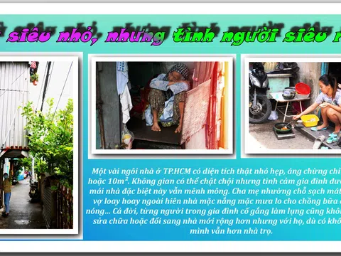 Nhà siêu nhỏ nhưng tình người siêu rộng