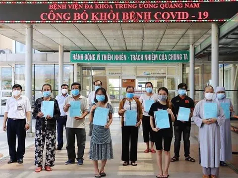 23 bệnh nhân mắc COVD-19 tại Quảng Nam và Đà Nẵng được công bố khỏi bệnh