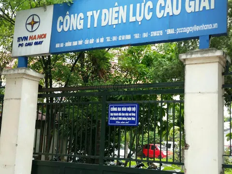 Công ty Điện lực Cầu Giấy công bố thông tin công tác đấu thầu tại đơn vị