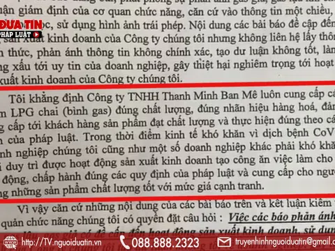 Doanh nghiệp khiếu nại Truyền hình Người đưa tin: “Vừa ăn cắp vừa la làng”