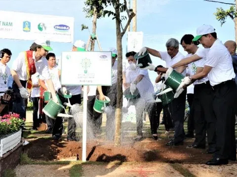 Vinamilk và hành trình 9 năm trồng cây góp phần chống biến đổi khí hậu, ô nhiễm môi trường