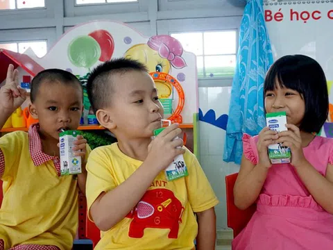 Bình Định tích cực với việc triển khai sữa học đường trong năm học mới