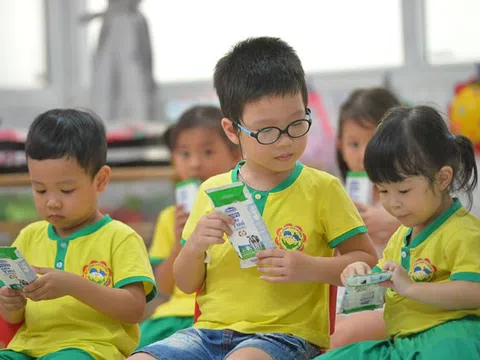 Chương trình sữa học đường: Cha mẹ yên tâm thấy con vui, khỏe