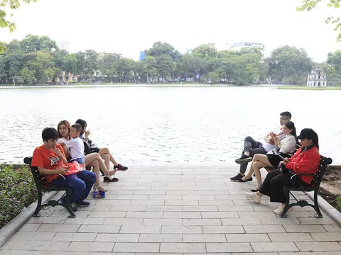 Diện mạo khu vực hồ Hoàn Kiếm trước ngày hoàn thành cải tạo