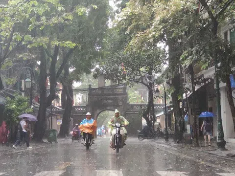 Miền Bắc mưa to, trời lạnh dưới 20 độ C