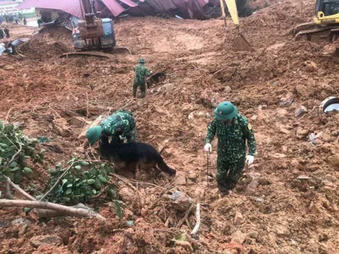 Tìm thấy 3 thi thể cuối cùng trong số 22 cán bộ, chiến sĩ bị sạt lở núi vùi lấp ở Quảng Trị