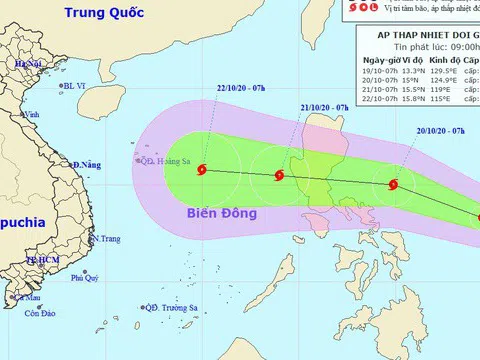 Biển Đông lại sắp hứng bão