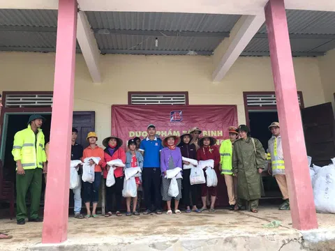 Dược phẩm Tâm Bình chung tay ủng hộ đồng bào miền Trung