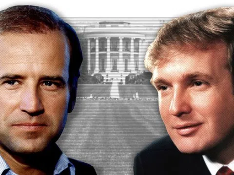 Ông Trump và Biden qua những bức ảnh cột mốc