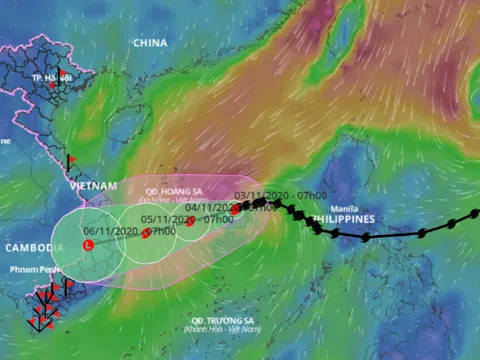 Từ ngày 4-7/11: Từ Quảng Bình đến Quảng Ngãi có một đợt mưa lớn trên diện rộng