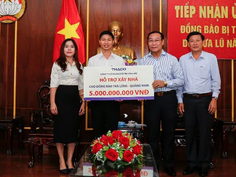 Quảng Nam: THACO hỗ trợ xây dựng lại ngôi làng cho đồng bào Trà Leng