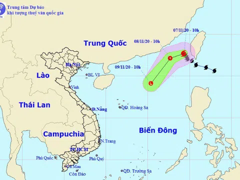 Bão số 11 Atsani bất ngờ thay đổi cường độ và đường đi trên Biển Đông