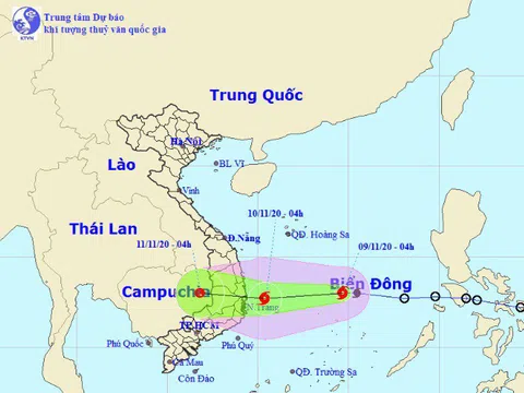 Bão số 12 hình thành, hướng vào miền Trung