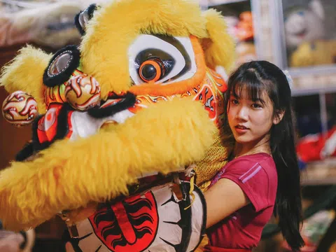 Đội nữ lân sư rồng hiếm có