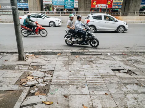 Nhiều tuyến phố Hà Nội lát đá "thương hiệu 70 năm" đã hư hỏng nghiêm trọng