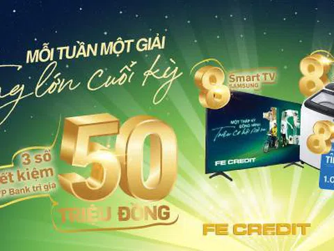 FE CREDIT tìm được 06 khách hàng trúng thưởng sau 02 đợt quay số may mắn