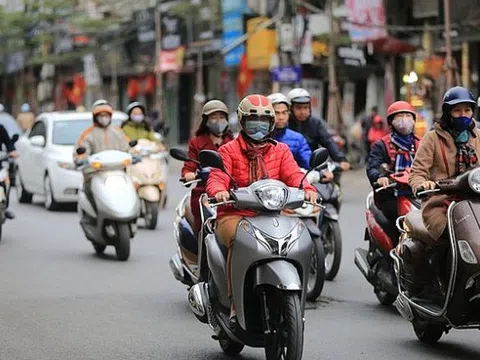 Một đợt không khí lạnh mạnh tràn về khiến miền Bắc và Bắc Trung Bộ có mưa