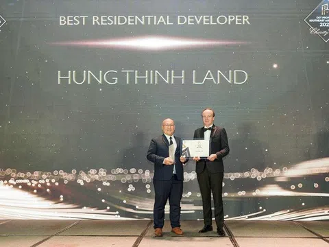 Hưng Thịnh Land nhận giải thưởng nhà phát triển bất động sản nhà ở tốt nhất Đông Nam Á 2020