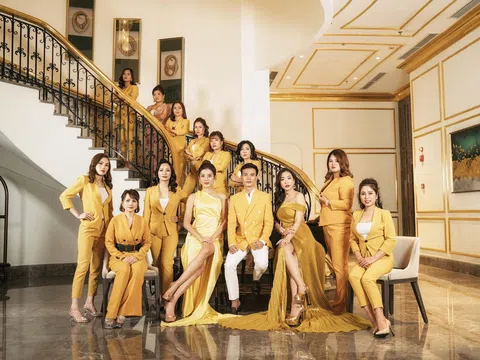 Á hậu Huyền My và dàn thủ lĩnh của Linh Nham Group