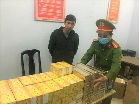Ngụy trang thuốc lá lậu thành thùng bánh kẹo để tuồn vào Đà Nẵng