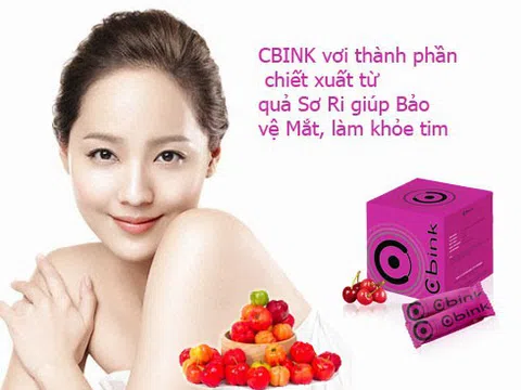 CBINK với thành phần chiết xuất từ quả Sơ Ri giúp Bảo vệ Mắt, làm khoẻ tim và giúp tăng vòng 1