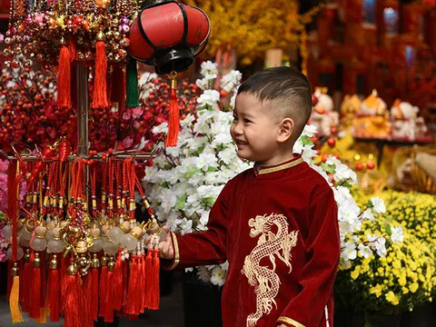 Phố Hàng Mã nhộn nhịp không khí Tết