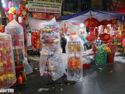 Chợ hoa Tết ở Hà Nội hiu hắt vì dịch Covid-19