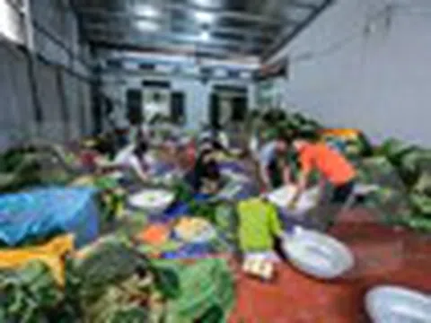 Làng nghề gói bánh chưng lớn nhất Hà Nội tất bật đón tết Tân Sửu