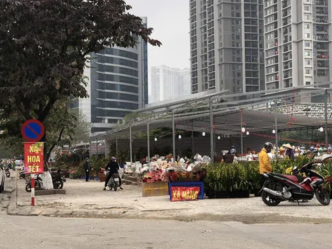 Dịch COVID-19 bùng phát, tiểu thương bán hoa Tết đồng loạt treo biển xả hàng