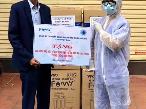 Thiên Dương Famy Việt Nam chung tay đẩy lùi Covid-19