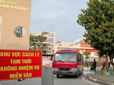 Toàn bộ học sinh, phụ huynh, giáo viên trường Xuân Phương hết cách ly