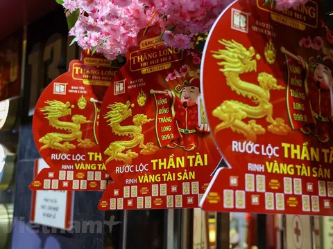 'Phố vàng' ở Thủ đô kém sắc hơn mọi năm trong ngày vía Thần Tài 2021