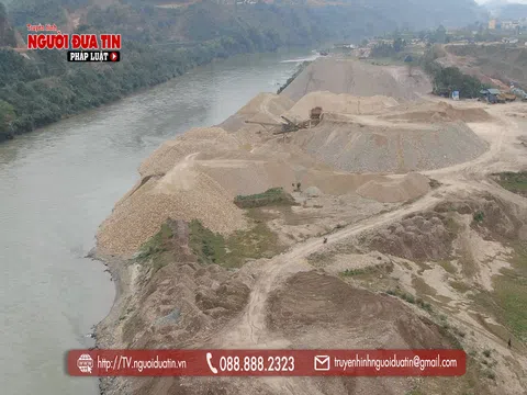 Lào Cai: Cơ quan chức năng buông lỏng quản lý, doanh nghiệp 'móc ruột, bức tử' sông Hồng