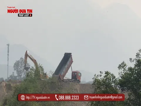 Thạch Thất, Hà Nội: Ngang nhiên lập bãi tập kết trên đất rừng