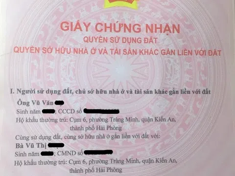 Kiến An, Hải Phòng: Cần làm rõ hành vi xé bìa đỏ của Phó phòng Tài nguyên & Môi trường