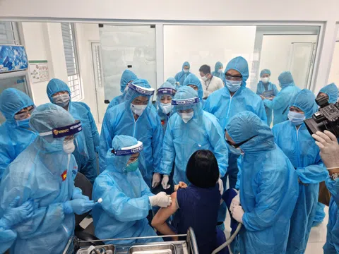 Sáng 9/3, không ca mắc mới, Hà Nội và Gia Lai triển khai tiêm vắc xin phòng COVID-19