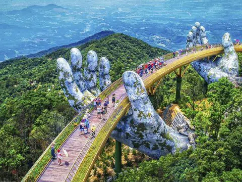 Cầu Vàng Đà Nẵng đứng đầu danh sách kỳ quan mới của thế giới