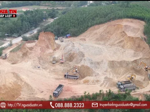 PCT tỉnh Hoà Bình 'vô tình tiếp tay' cho nạn khai thác tài nguyên trái phép?