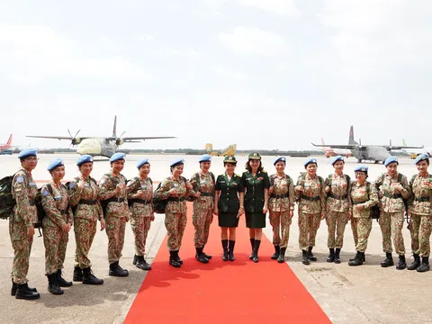70 chiến sĩ sẵn sàng lên đường làm nhiệm vụ gìn giữ hòa bình ở CH Nam Sudan