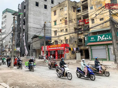 “Bộ mặt” nhếch nhác tại dự án mở rộng đường trị giá hơn 360 tỷ đồng