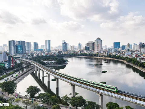 Toàn cảnh tuyến đường sắt Cát Linh - Hà Đông trong ngày chuyển giao đầu tiên